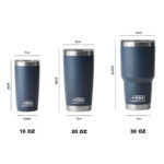 30oz Stainless Steel Vacuum Travel Tumbler with Slider Lid and Straw product image 2