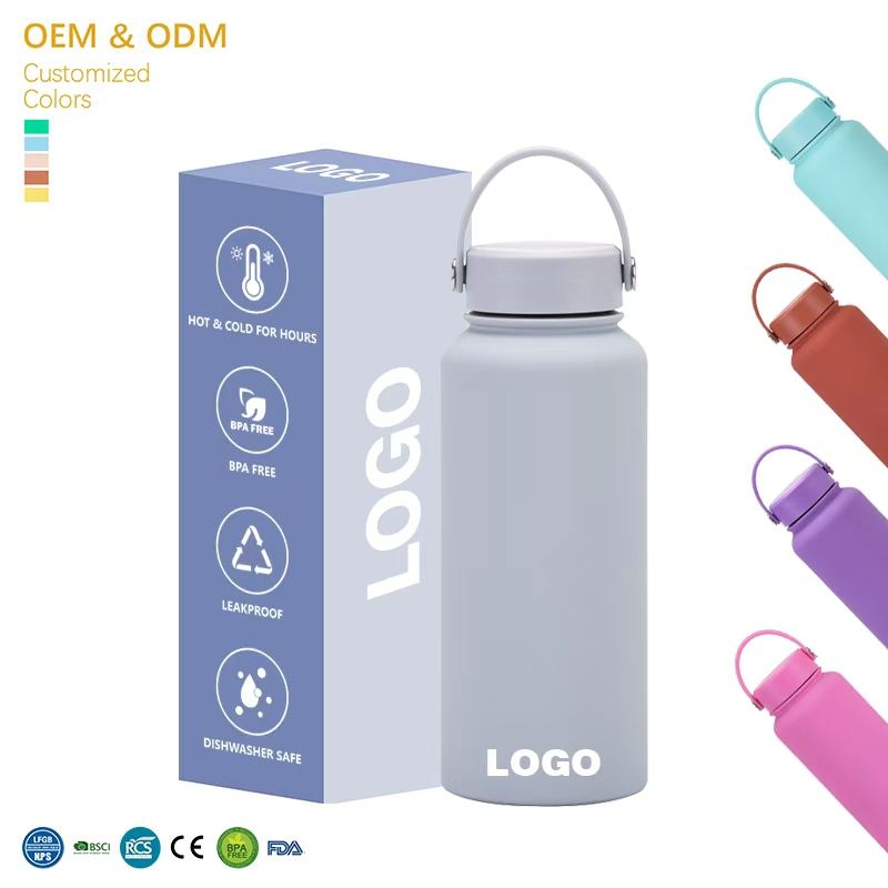 32oz Double Wall Stainless Steel Insulated Travel Water Bottle product image 1