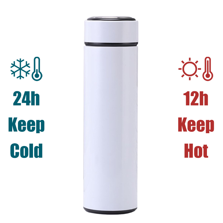 500ml Smart LED Temperature Display Stainless Steel Thermos Bottle product image 2
