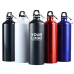 Custom Logo Aluminum Sports Water Bottle for Gym and Outdoor Travel product image 1