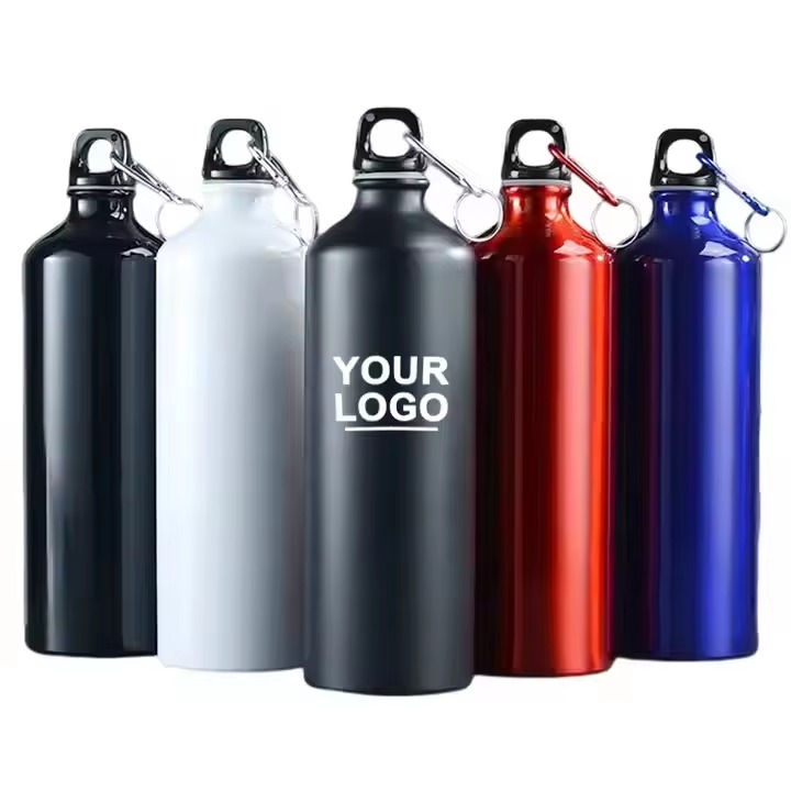 Custom Logo Aluminum Sports Water Bottle for Gym and Outdoor Travel product image 1