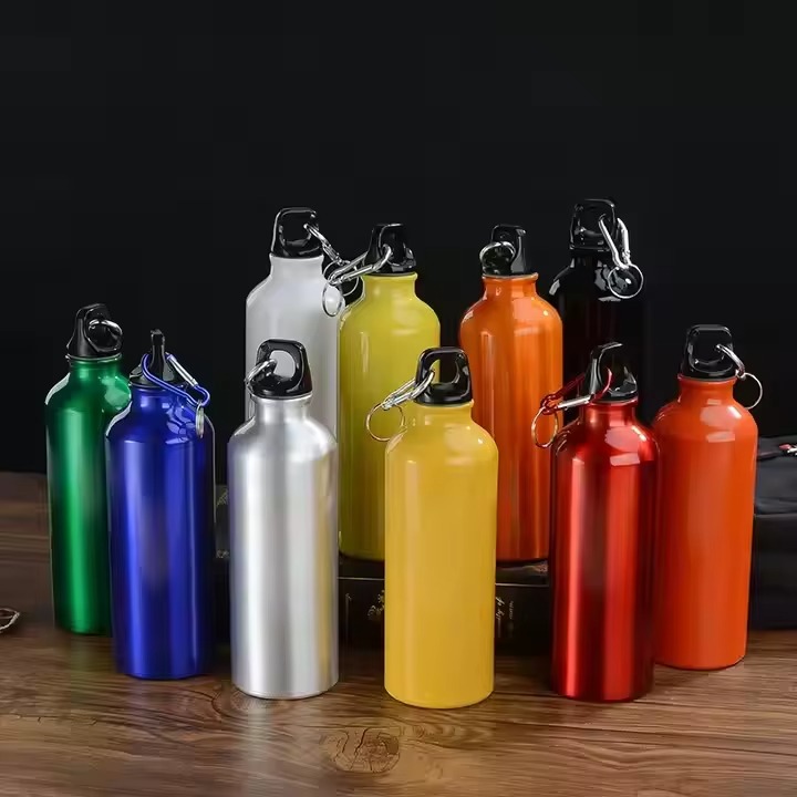 Custom Logo Aluminum Sports Water Bottle for Gym and Outdoor Travel product image 2