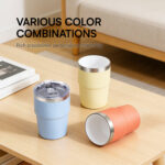 Custom Color 4oz 6oz 12oz 16oz Stainless Steel Travel Tumbler Mug with Lid Double Wall Vacuum for Coffee & Tea product image 3