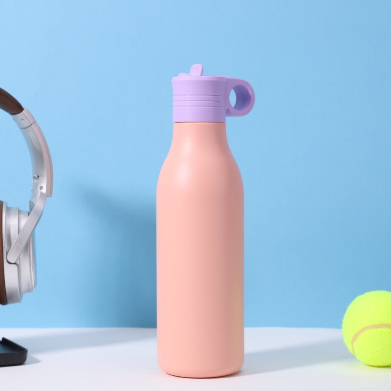 YEWAY Double Wall Vacuum Water Bottle Straw Lid Design for Car Cup Holder for Work Use Logo Printing product image 2