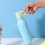 YEWAY Double Wall Vacuum Water Bottle Straw Lid Design for Car Cup Holder for Work Use Logo Printing product image 5