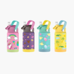 12oz Kids Water Bottle Child School Drink for Kids With Straw and Color LOGO Customization - Product Image 1