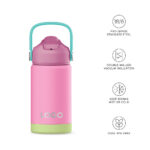 12oz Kids Water Bottle Child School Drink for Kids With Straw and Color LOGO Customization - Product Image 3