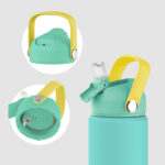 12oz Kids Water Bottle Child School Drink for Kids With Straw and Color LOGO Customization - Product Image 5