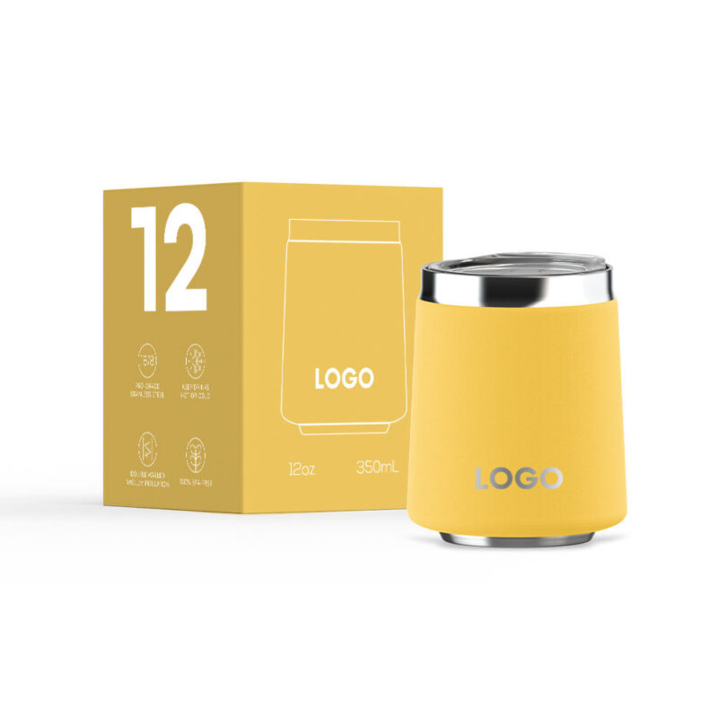 12oz Stainless Steel Vacuum Insulated Patented Wine Tumbler ODM Factory Supply - Product Image 1