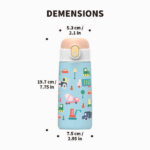14oz Insulated Kids BPA- Free Material Water Bottle Leak-Proof Durable Bottle for Outdoor or School Usage with Patented Design - Product Image 4