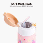 14oz Insulated Kids BPA- Free Material Water Bottle Leak-Proof Durable Bottle for Outdoor or School Usage with Patented Design - Product Image 5