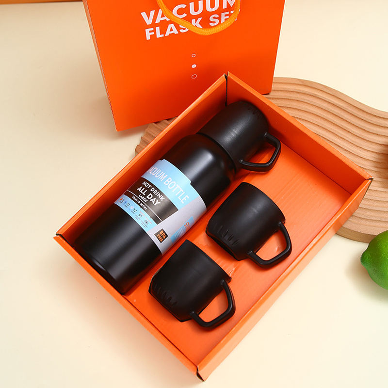 Corporate Business Stainless Steel 304 Double Wall Vacuum Insulated Thermos Mug Gift Set H