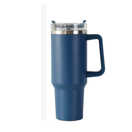 YEWAY Tumbler Travel Coffee Mug New Design 40 Oz Tumbler Stainless Steel Coffee Mugs Tumbler with Lid Modern Presents - Blue2 (2) color