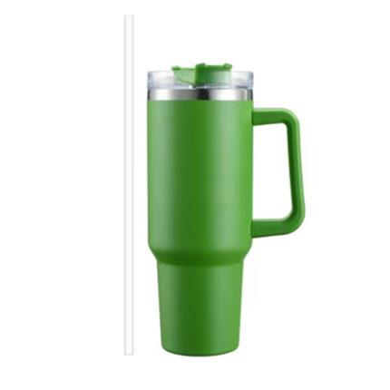 YEWAY Tumbler Travel Coffee Mug New Design 40 Oz Tumbler Stainless Steel Coffee Mugs Tumbler with Lid Modern Presents - Green1 color