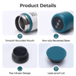 350ml 500ml Japanese Style Stainless Steel Travel Tumbler Leak Proof Minimalist Insulated Coffee Mug Car Cup Holder Friendly product image 4