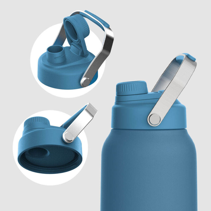 64oz 128oz Stainless Steel Vacuum Insulated Water Bottle Half Gallon Jug with Strong Handle Hot Sale for Camping product image 2