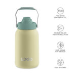 64oz 128oz Stainless Steel Vacuum Insulated Water Bottle Half Gallon Jug with Strong Handle Hot Sale for Camping product image 5