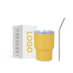 2oz/60ml Mini Stainless Steel Vacuum Insulated Tumbler with Straw for Cocktail Liqueur Wine Party Night product image 1