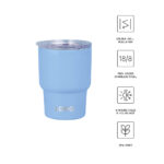 2oz/60ml Mini Stainless Steel Vacuum Insulated Tumbler with Straw for Cocktail Liqueur Wine Party Night product image 4
