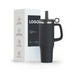 New Patent 40oz Stainless Steel Vacuum Insulated Tumbler With Handle Dustproof Cap Silicone Straw Custom Color Logo product image 1