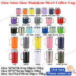 ZY 14oz Customized logo Coffee Mugs 304 Stainless Double Walled Eco Friendly Coffee Cup Proper Price Vacuum Cup product image 2