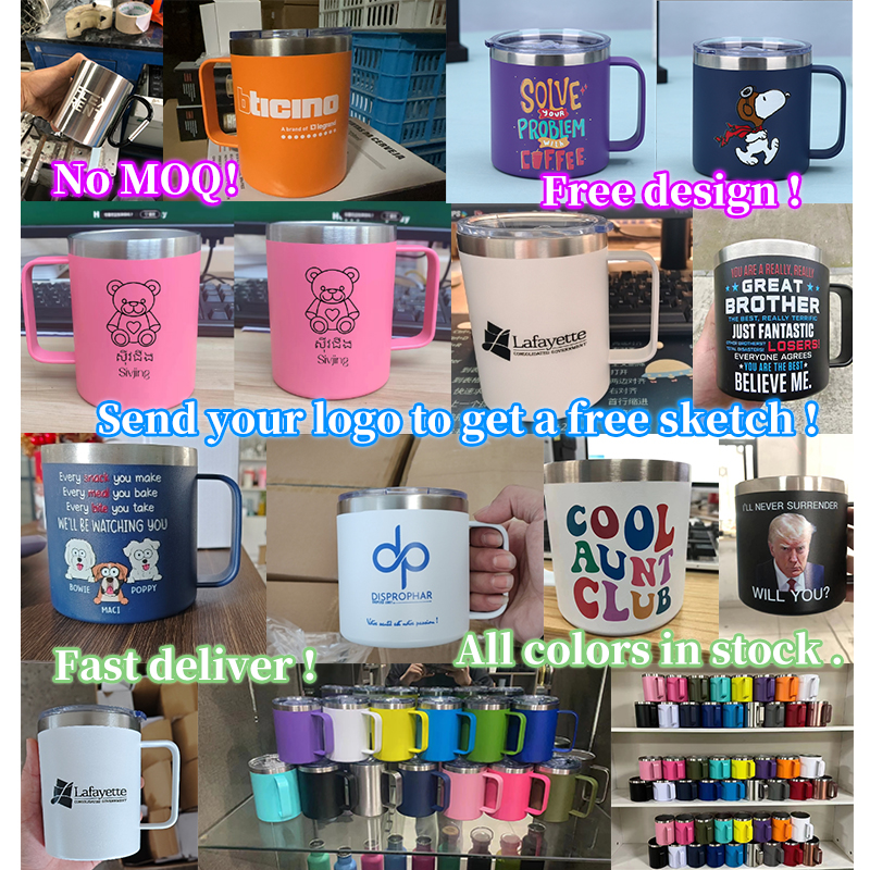 ZY 14oz Customized logo Coffee Mugs 304 Stainless Double Walled Eco Friendly Coffee Cup Proper Price Vacuum Cup product image 5