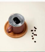 10oz Stainless Steel Insulated Coffee Mug with Handle Custom Logo product image 3