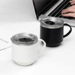 10oz Stainless Steel Insulated Coffee Mug with Handle Custom Logo product image 4