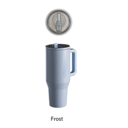 Yeway Ultimate 40oz Coffee Tumbler for Travel With Detachable Straw 10 Unique Colors in Stock 12Hr Heat Preserve Ready to Ship - Frost color