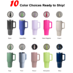 Yeway Ultimate 40oz Coffee Tumbler for Travel With Detachable Straw 10 Unique Colors in Stock 12Hr Heat Preserve Ready to Ship product image 2