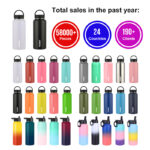 Yeway Modern Stainless Steel Bottle Water Thermos Flask 18 22 24 32 40 64oz Keep Water Cold and Hot for 24 Hours Wholesale Bulk product image 2