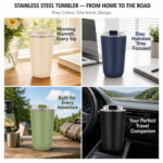 Kingze 280ml 380ml 480ml Matte Stainless Steel Coffee Tumbler Double Wall Vacuum Insulated Travel Mug for Promotion Giveaway product image 5