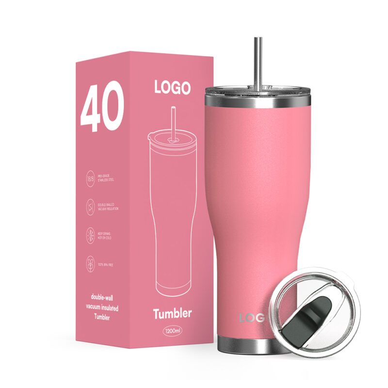 High Quality BPA Free Stainless Steel Vacuum Flask Portable Insulated Travel Tumbler with Eco-Friendly Lid product image 1
