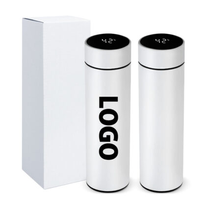 升华发光二极管16盎司Termos Motivacional 500毫升Termos De Agua健身房304不锈钢Termo数码 product image 1
