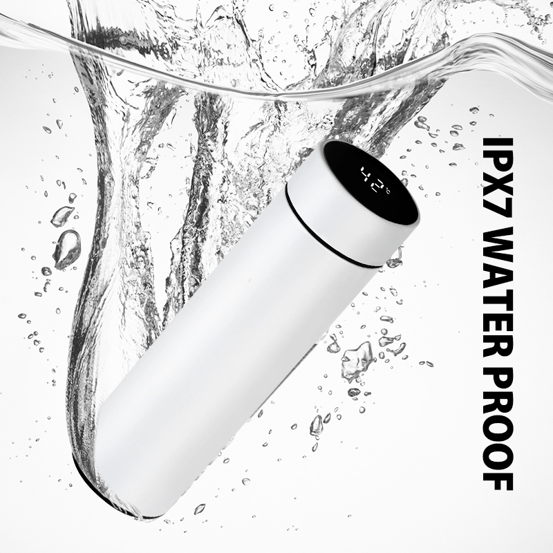 升华发光二极管16盎司Termos Motivacional 500毫升Termos De Agua健身房304不锈钢Termo数码 product image 2