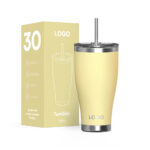 Hong Ling Best Seller 20 30 40 oz Double Wall Thermal Insulated 304 Stainless Steel Modern Tumbler Travel Coffee Tumbler Cups product image 1