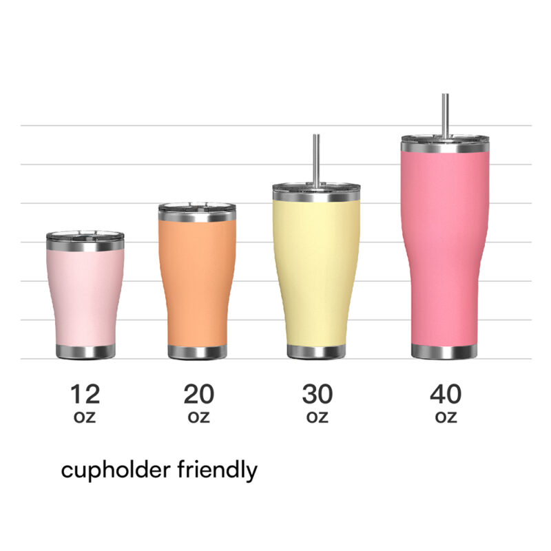 Hong Ling Best Seller 20 30 40 oz Double Wall Thermal Insulated 304 Stainless Steel Modern Tumbler Travel Coffee Tumbler Cups product image 2
