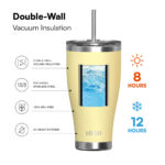 Hong Ling Best Seller 20 30 40 oz Double Wall Thermal Insulated 304 Stainless Steel Modern Tumbler Travel Coffee Tumbler Cups product image 4