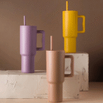 Double Wall Tumbler 40oz Custom Insulated Water Bottles Travel Mug Cup With Handle Thermal Stainless Steel Tumbler Wholesale product image 1