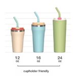 New Design Double-Wall Vacuum Insulated Water Bottle (12oz/16oz/24oz) - Insulated Lid product image 2