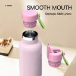 26oz Double Wall Insulated Wide Mouth Stainless Steel Water Bottles product image 5