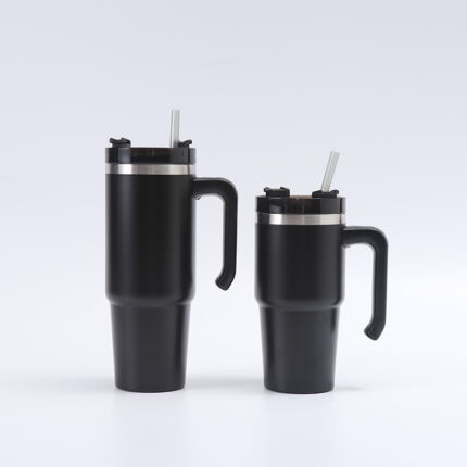 20 oz 30 oz Stainless Steel Vacuum-Insulated Tumbler Cup Cute Design Modern Eco-Friendly Beer Mug Parties Includes Straw Lid - SKU-4 color