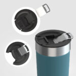 Camping Stainless Steel Vacuum Wine Drink Tea Coffee Cups Insulated Travel Coffee Mug Sublimation with Lid Coffee Tumbler product image 2