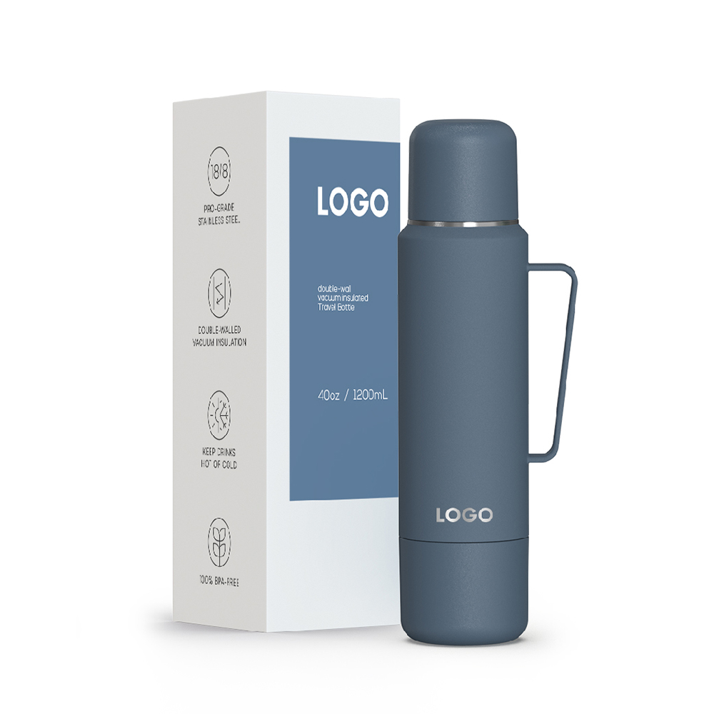 40oz Customized Large Stainless Steel Vacuum Outdoor Sports Travel Bottle Double Lid Sharing Pot Thermos Tumbler with Handle product image 1 40oz Customized Large Stainless Steel Vacuum Outdoor Sports Travel Bottle Double Lid Sharing Pot Thermos Tumbler with Handle product image 1
