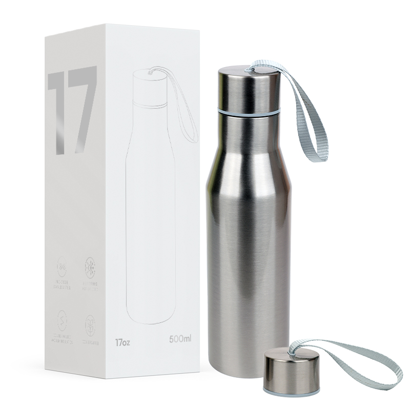 17oz Hot Sales Stainless Steel Vacuum Outdoor Sports Travel Bottle Double Lid Sharing Pot Thermos Tumbler with Handle product image 1