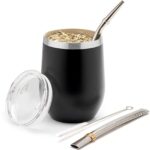 2025 12oz Double-wall Vacuum Insulated Stainless Steel Egg-shaped Tumbler Gift Cup with Lid BPA Free product image 1