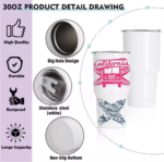 30oz Sublimation Eco-Friendly 6-12hr Thermal Double Wall Vacuum Insulated Stainless Steel Coffee Mug Splash-Proof Lid Travel Mug product image 3