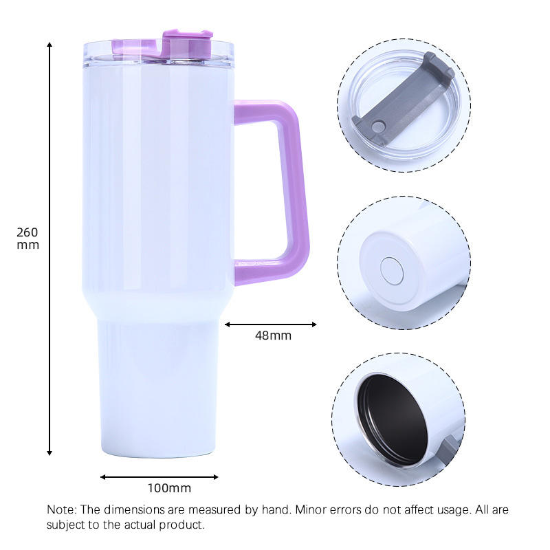 Custom Wholesale 40oz Stainless Steel Insulated Vacuum Mug Blank Sublimation Bottle Tumbler Printable Water Bottles product image 2