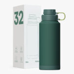 Hydro Water Bottle Flask Stainless Steel Reusable Vacuum Insulated Wide Mouth Sports Water Bottle with Straw Lid product image 1