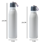 RTS in Stock 540ml 710ml Stainless Steel Wholesale Free Travel Macaron Colourful Sport Metal Insulated Water Bottle with Lid product image 2
